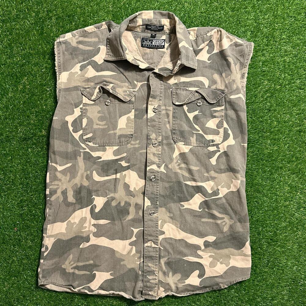 Canyon Guide Outfitters Sleeveless Camo Shirt